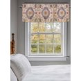 thumbnail image 3 of Boho Southwest Curtain Valances for Windows, Vintage Country Ethnic Nation Motifs Kitchen Valance Window Treatment, Light Filtering Block Curtains for Bathroom/Bedroom/Living Room 42'' x 12'', 3 of 9