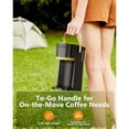 thumbnail image 4 of Single Serve One Cup Coffee Maker, for K Cups and Grounds, Mini Coffee Maker with Portable Handle, 6 to 12 Oz Brew Size, for Travel, Camping, Office, 4 of 7