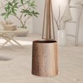thumbnail image 6 of CoudarTitie Imitation Wood Grain Trash Can Storage Bucket Home Elegant Waste Bin Rubbish Bin M, 6 of 9