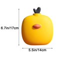 thumbnail image 2 of Yellow Small Silicone Hot Water Bottle - Microwave - Heatable, Ideal for Hot/Cold Compress & Hand - warming, 2 of 7