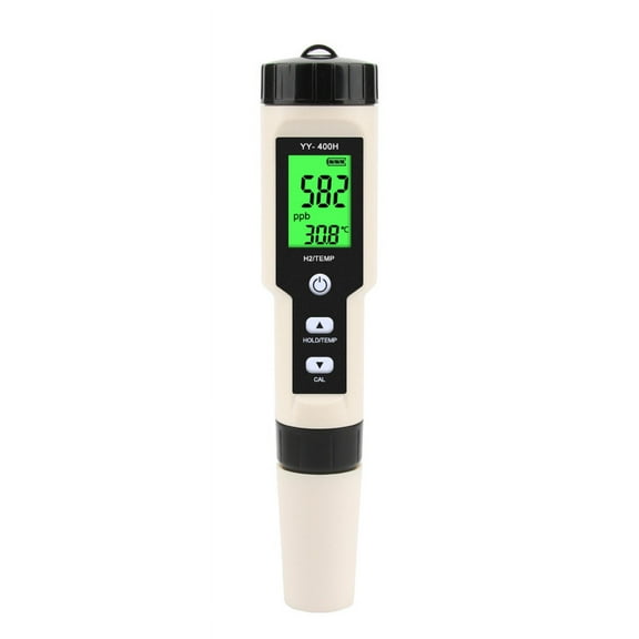 Apooke H2 Hydrogen Meter 0-4000ppb /0-4.000ppm Hydrogen Generators Hydrogen-rich Water Generator Data Hold Backlight ATC Functi