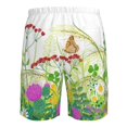 thumbnail image 6 of Naloa Plants and Insects Men's Beach Shorts, Surfing shorts, Swim trunks, Quick Dry Swim Trunks for Surfing Beach Fun - 3X-Large, 6 of 9