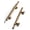 Antique Brass-3-3/4"(96mm) Hole Centers-5, variant on Antique Brass T Knob 5 Pack Zinc Alloy Cabinet Hardware