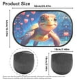 thumbnail image 7 of Yuyamidu Sea Turtle Sun Shade for Car Window Baby 2 Pack Car Window Shades for Side Window Heart Sunshade for Car Back Window Foldable Backseat Sun Visor for Car SUV Truck, 7 of 7