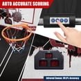 thumbnail image 4 of Electronic Basketball Arcade 2 Player, SHINPT Foldable Indoor Game for Kids Adults, Dual Shot Basketball Arcade Game with 8 Modes, Electronic Scoreboard, Hoop, 6 Balls & Air Pump Included, 4 of 9