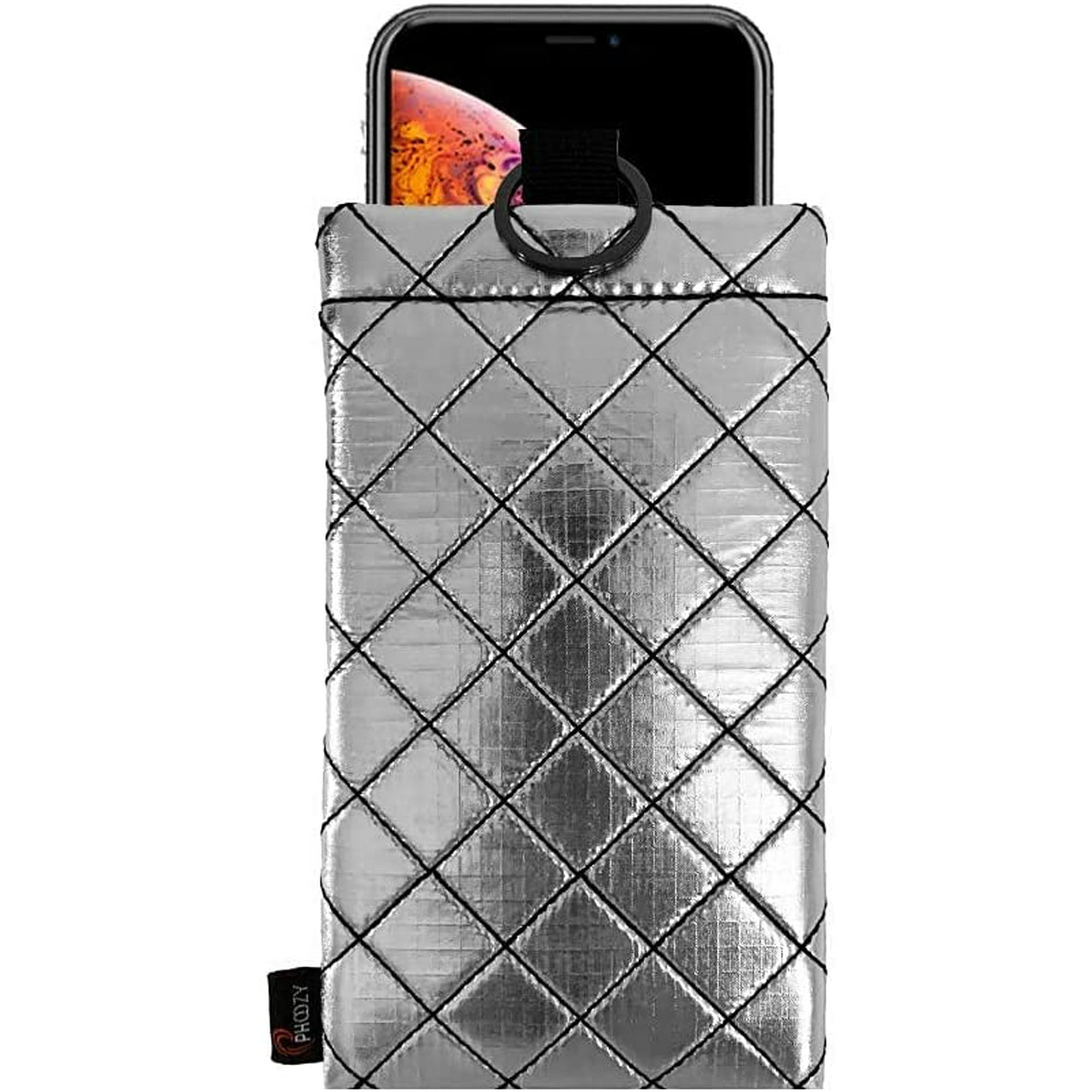 FYBTO Apollo Series Thermal Phone Cases Insulated Ultra Slim Weatherproof Padded Pouch Prevents Overheating Complete Sun Protection Extends Battery Life Shockproof Floating Case Silver Medium Walmart....