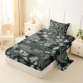 Catabedysis Camo Camping Twin Sheets,Wildlife Camper Pattern Bedding ...