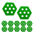thumbnail image 1 of 12 Pieces Hexagon Surfboard Traction Pads for Surf Boards Funboard Longboard Green, 1 of 9