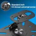 thumbnail image 1 of Projector Stand Desk,Wall and Ceiling Mount with 1/4inch Thread, Height Adjustable, Foldable, 360-Degree Rotation Silver, 1 of 7