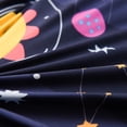 thumbnail image 6 of NTBED 4 Pcs Toddler Bedding Set for Baby Girls Boys Galaxy Space Dinosaur Pattern Includes Comforter, Flat Sheet, Fitted Sheet and Pillowcase, 6 of 8