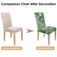 thumbnail image 7 of Set of 4 Elegant Paisley Bohemian Dining Chair Covers Vintage Floral Ethnic Retro Pattern Colorful Washable Polyester Stretch Slipcovers Removable Protector for Artistic Home, 7 of 7