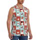 thumbnail image 2 of Balery Warm Christmas Memories Camisetas sin mangas para hombre, absorbe la humedad y protege contra el mal olor.-Small, 2 of 7