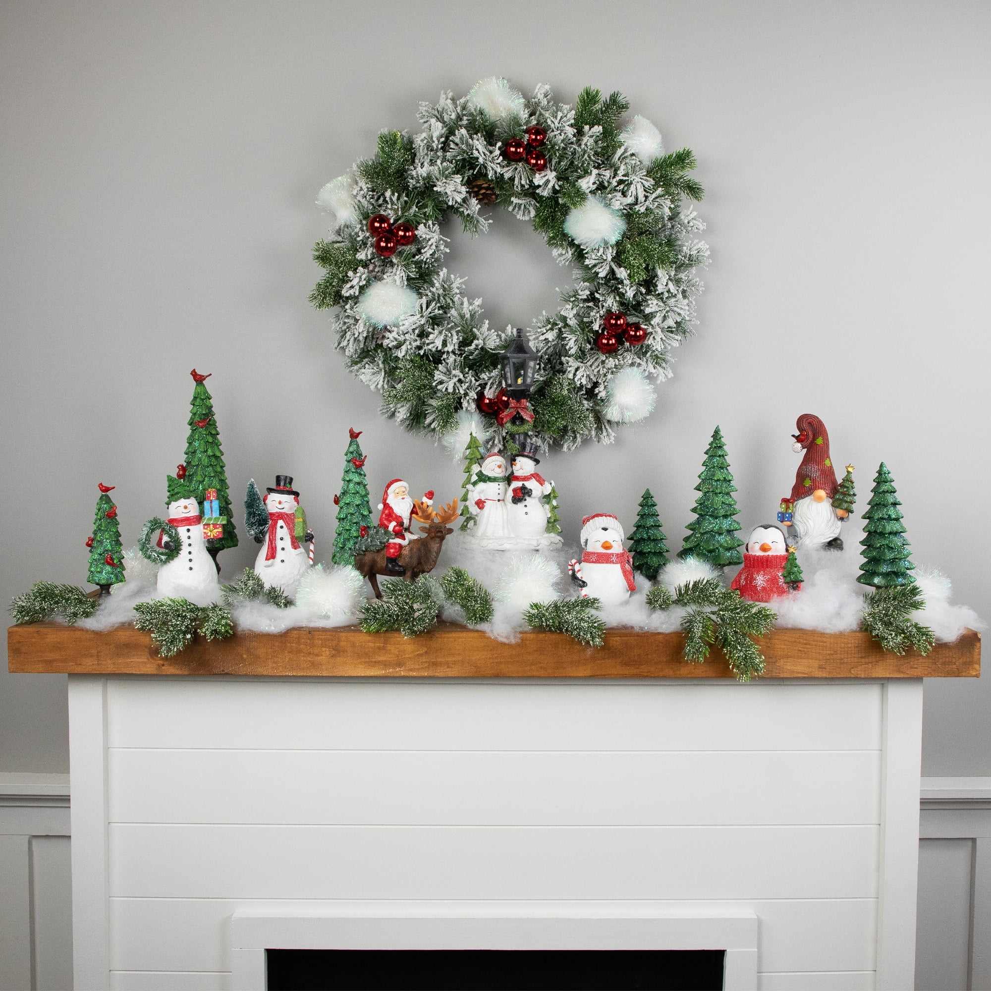 Northlight Glittered Pine Tree Christmas Decoration - 9.5"