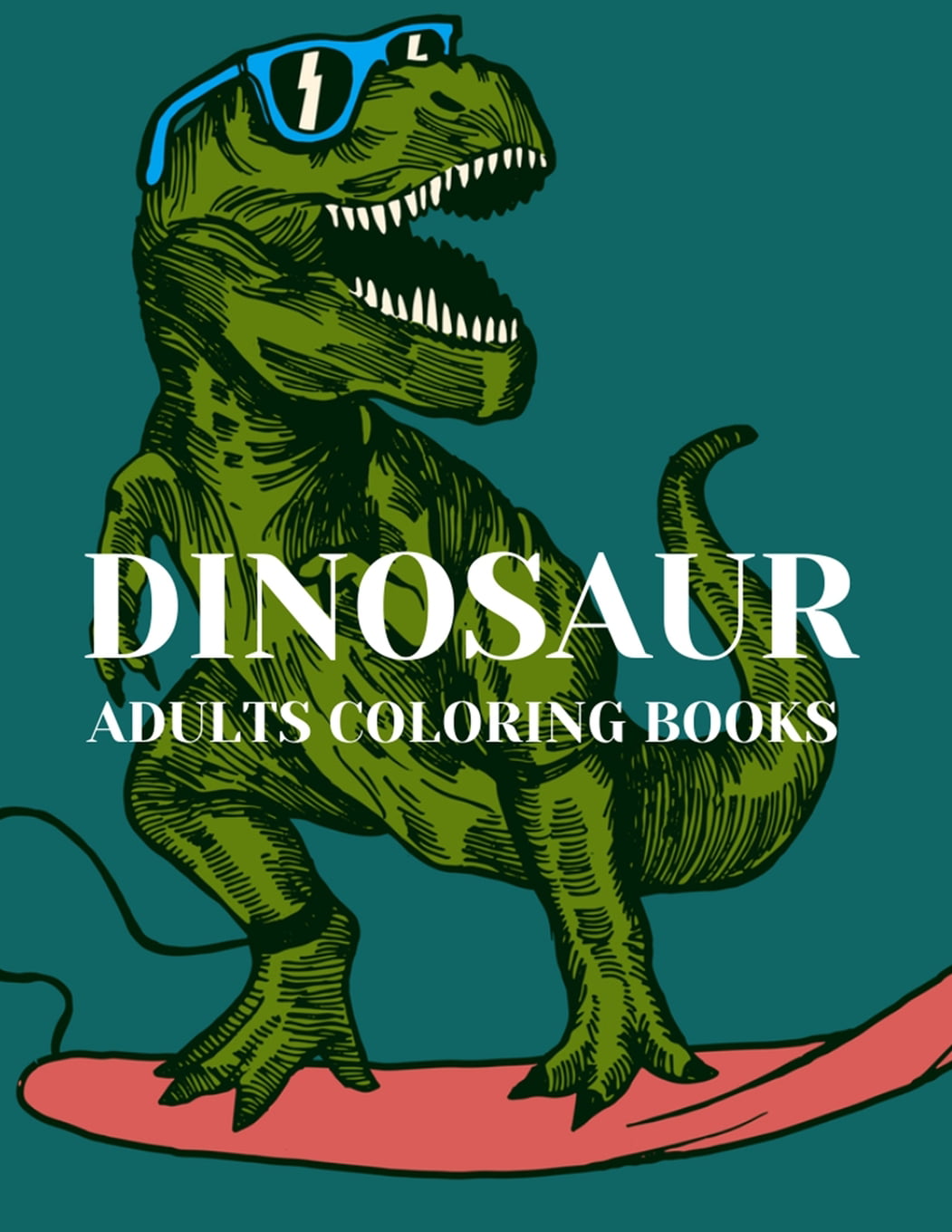 Dinosaur adults coloring books Stressrelief Coloring