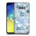 thumbnail image 1 of Head Case Designs Officially Licensed Micklyn Le Feuvre Marble Patterns Ice Blue And Jade Stone And Hexagon Tiles Soft Gel Case Compatible with Samsung Galaxy S10e, 1 of 7