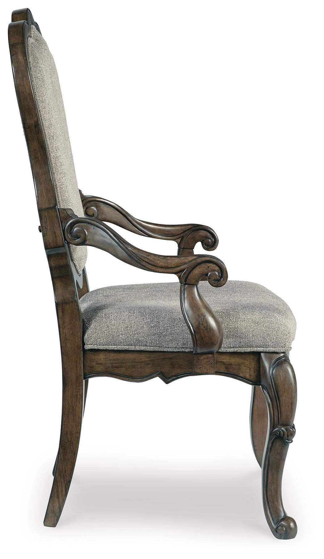 Signature Design by Ashley Maylee Dining Arm Chair, Set of 2, Dark Brown