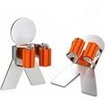 thumbnail image 1 of Mop and Broom Holder - 304 Stainless Steel Self Adhesive Mop and Broom Holder with Spring Clip - Bathroom Garage Storage Boxes Cleaning Tools Hanger (2 Packs), 1 of 8