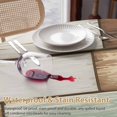 thumbnail image 4 of Vintage Wood Grain Round Tablecloth 54 inches Green Brown Board Farmhouse Waterproof Oil-Proof Table Cloth Round Table Cover for Holiday Party Picnic Dinner Decor Indoor and Outdoor Use, 4 of 9