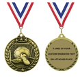 thumbnail image 2 of Express Medals Personalized Soccer Gold Medal with Red White & Blue Neck Ribbon Award Trophy WAM9 (10), 2 of 4