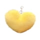 thumbnail image 5 of Cojines decorativos en forma de corazón suaves y tiernos, sala de estar de los niños, sofá, terciopelo de felpa, amarillo, 5 of 6
