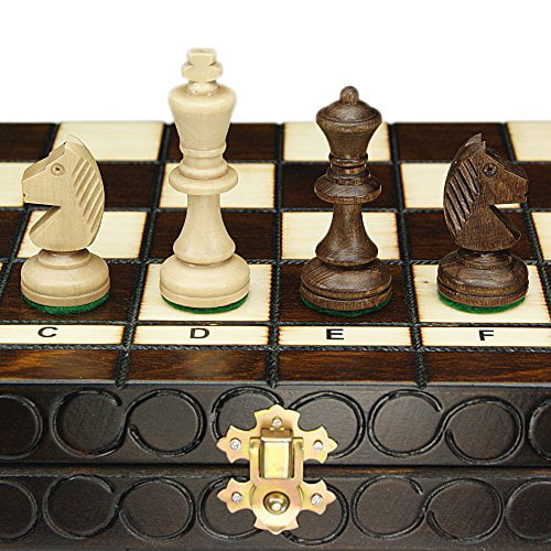 3 PLAYERS CHESS 35cm 14in Wooden Chess Game Handcrafted Uniqe Game