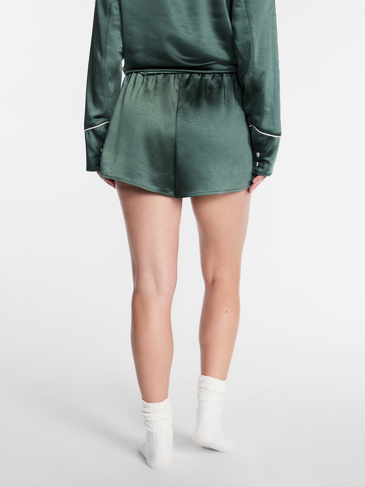 Kacey Lee Women's Satin Sleep Shorts, Sizes XS-XXL