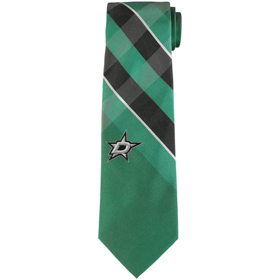 Men's Dallas Stars Woven Poly Grid Tie