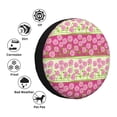thumbnail image 4 of Susaid Flowers Print Tire Covers,Waterproof Anti-UV Snow Sun Rain Tire Covers for RV,Truck, SUV, Trailer, Camper-15 inch, 4 of 6