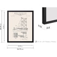 thumbnail image 3 of Hieng 3Piece Bridge Blueprint Poster Bridge Construction Patent Print Architecture Art Pathway Art Roadway Art Architect Art Living Room or Office Decor UNFRAMED Wall Art, 3 of 6