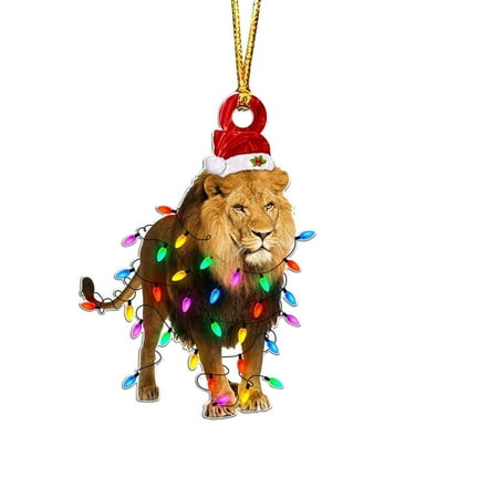 

Zlekejiko Acrylic Deer Pendant Christmas Decorations Animal Pendant Various Industries For Christmas Tree Decoration Car Rearview Backpack Pendant Crafts Collection
