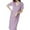 Purple, variant on Clearance! Cqxid525 Nightgowns for Women Women's Soft Nightgown Sleep Dress Summer Short Sleeve Comfy Sleepwear with Built In Bra Lightweight Sleep Shirt Purple 1PC