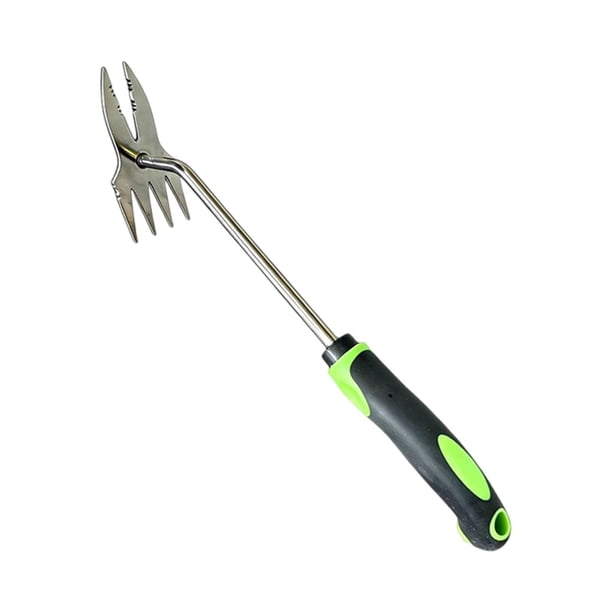 Desmalezado manual, mango ergonómico práctico, rastrillo de deshierbe resistente y eficiente, herramienta de deshierbe para jardín, desarraigo de Verde