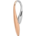 thumbnail image 2 of Sterling Silver Rhodium-Plated & Rose Gold-Plated Polished Chain Slide Made In Thailand qp5393, 2 of 5