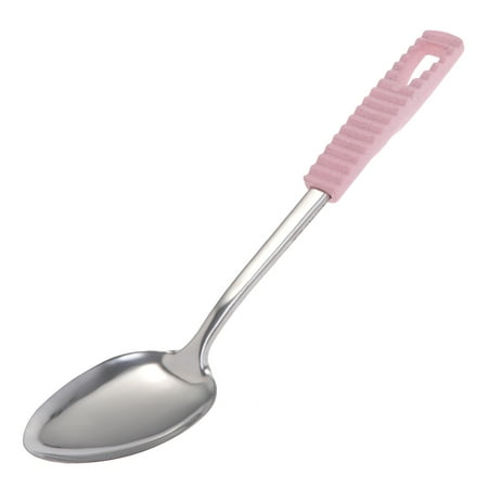 

Stainless Steel Kitchen Utensils with Vacuum Ergonomic Handle for Home Kitchen - Long Rice Spoon