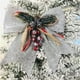 thumbnail image 4 of Navidad Bowknot Adorno brillante Lentejuelas brillantes Conos Hojas Corbata Arte Decoración de fiesta Decoración de puerta al aire libre Plata 5 piezas Inevent HA009474-03, 4 of 7