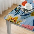 thumbnail image 4 of WYYP Floral Flower Gifts Soft Flower Tablecloth for Home Kitchen/Parties/Holiday Dinner white, 4 of 7