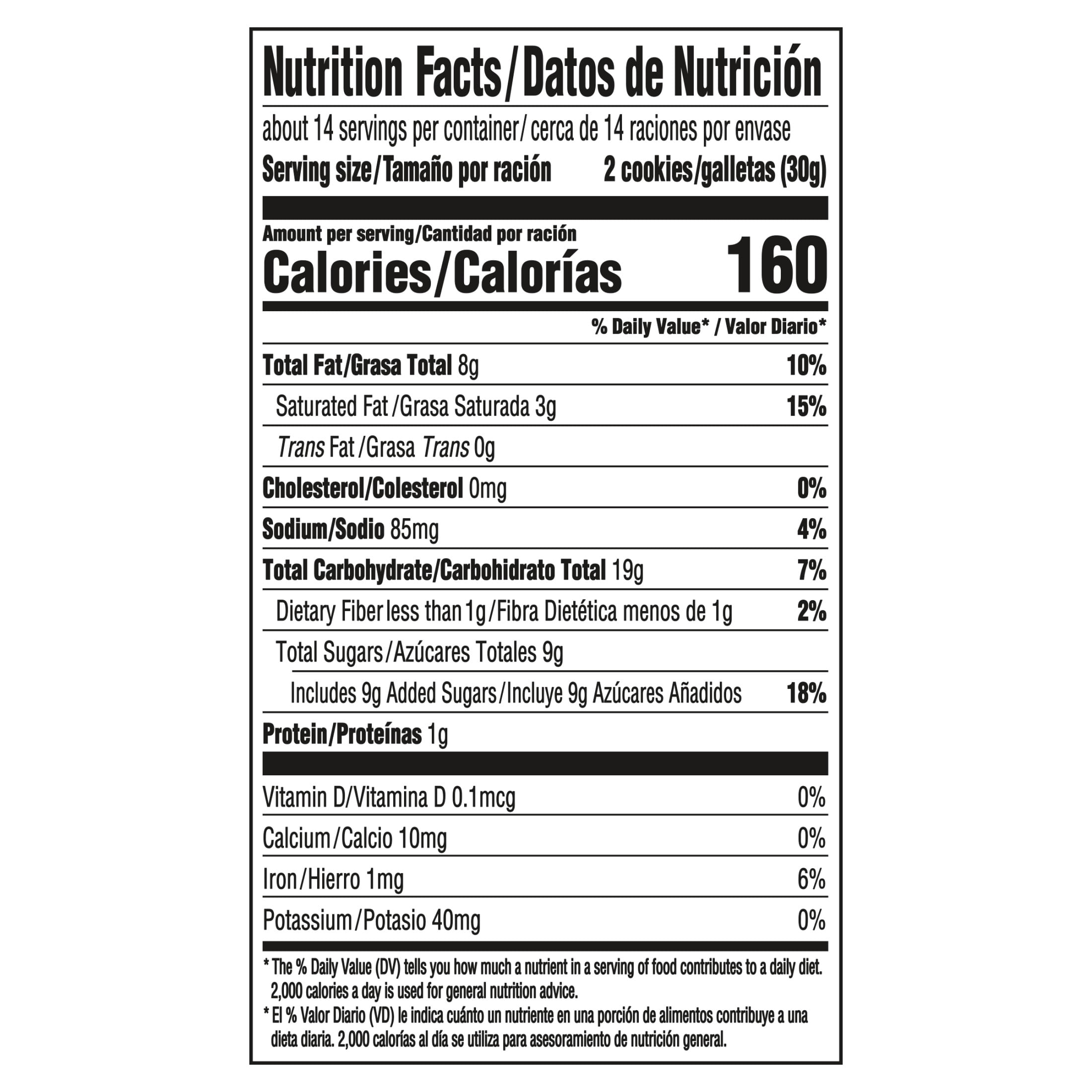 CHIPS AHOY! Hershey's Milk Chocolate Chip Cookies, Family Size, 14.48 oz (Pack of 4)
