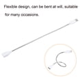 thumbnail image 4 of Uxcell Flexible USB Cable USB Male to Female Extension Cord 35cm White 3 Pack, 4 of 5
