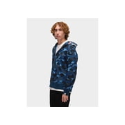 BAPE Mens Color Camo Shark Full Zip Hoodie Blue, from StockX