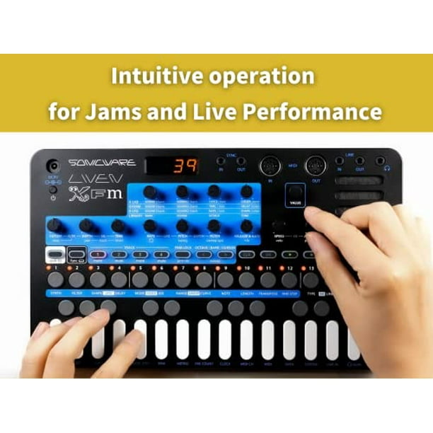 Sonicware Liven XFM [FM Synthesizer Groove Box] 3 new FM engines
