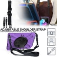 thumbnail image 5 of XYX Case for 10.5 inch Microsoft Surface Go 3 2021/Surface Go 2 2020 with 360 Degree Rotating, Hand Strap, Shoulder Strap, Purple, 5 of 7