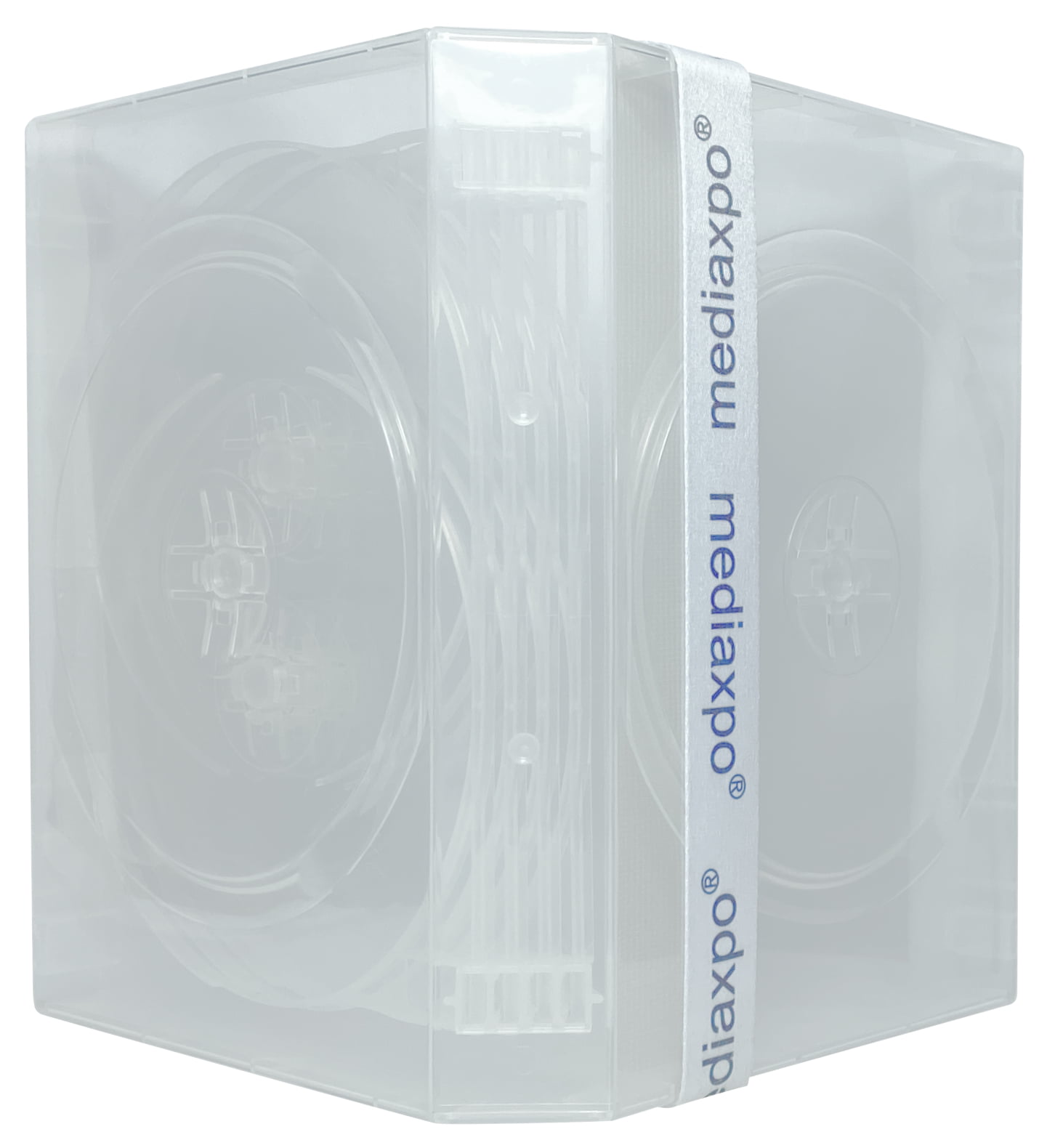 CheckOutStore 25 Clear 10 Disc DVD Cases
