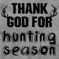 thumbnail image 2 of Thank God For Hunting Season Sport Womens Slim Fit Graphic Tee Brisco Brands S, 2 of 5