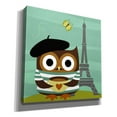 thumbnail image 2 of Epic Graffiti 'Owl in Paris' by Nancy Lee, Canvas Wall Art, 18"x18", 2 of 2