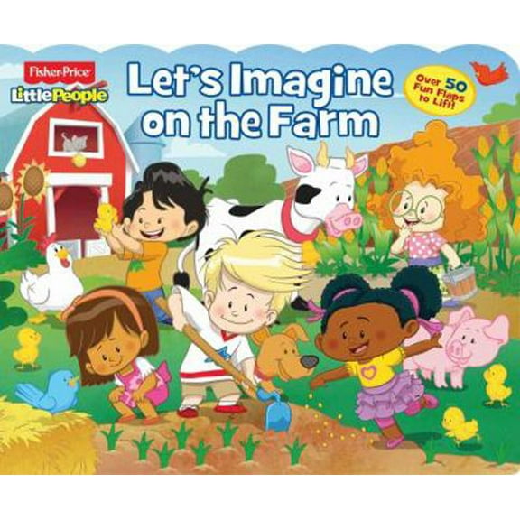 Pre-Owned Fisher-Price Little People: Let's Imagine on the Farm (Board Book)