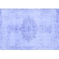 thumbnail image 1 of Ahgly Company Machine Washable Indoor Rectangle Abstract Blue Contemporary Area Rugs, 2' x 4', 1 of 4