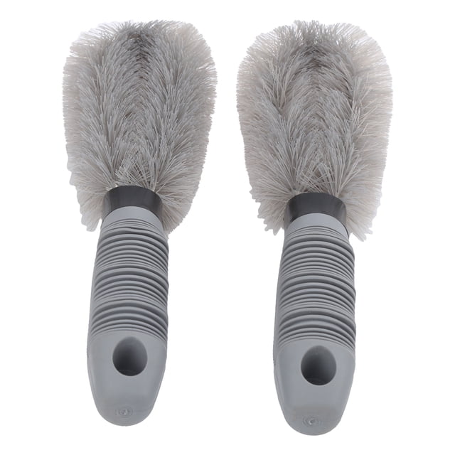 Tire 10in Wheel Hub Brush Ergonomic Handle Cleaning Tool for Exhaust Nozzle Engine Compartment
