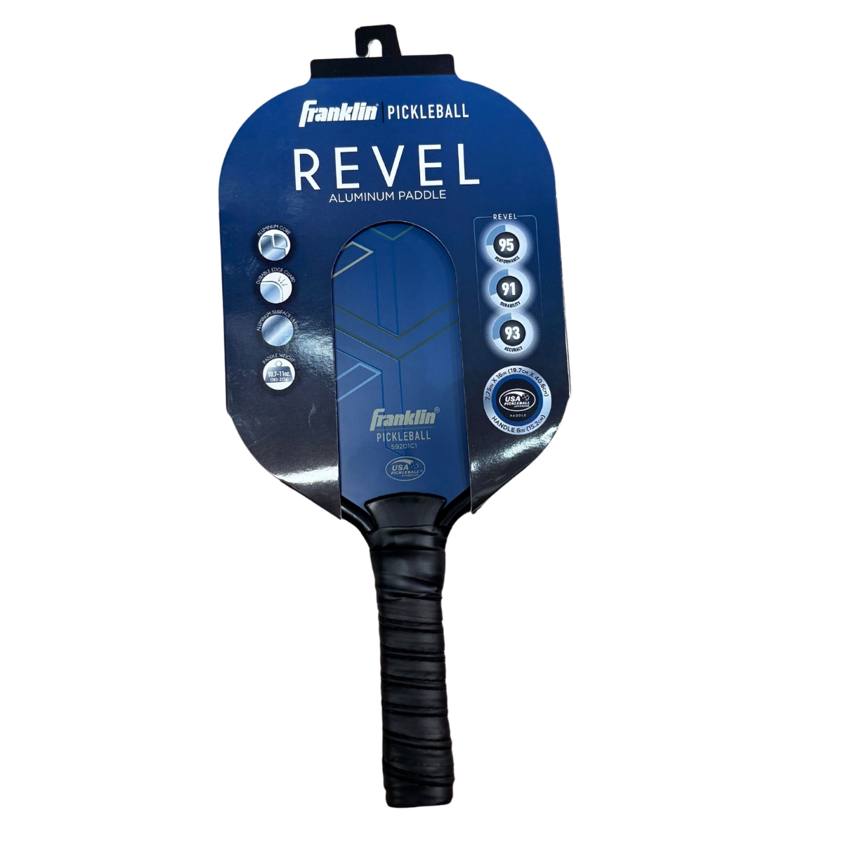 Franklin Sports Revel Aluminum Navy Blue Pickleball Paddle