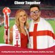 thumbnail image 3 of Kit de apoyo para aficionados Kaitiaki Inglaterra 11 piezas Mundial 2026, 3 of 9