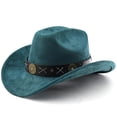 thumbnail image 2 of Western Style Cowboy Hat Curved Brim Ideal For Outdoor Adventure Travel Riding And Everyday Use, 2 of 3